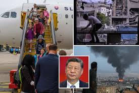 China leads exodus from Israel and Iran as nations rush to evacuate citizens  over conflict