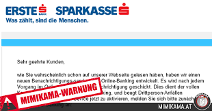 Von jeder seite unseres webportals können sie in george einsteigen: Warnung Betruger Geben Sich Als Sparkasse Und Erste Bank Aus