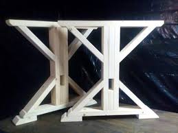 Trestle Farmhouse Table Legs Set Of Two Farmhouse Table Legs Farmhouse Table