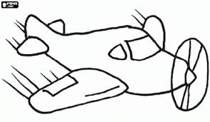 Colora Piccolo Aereo Elica Aereo Disegni Colori