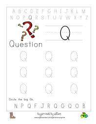 letter q alphabet worksheets
