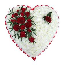 Maybe you would like to learn more about one of these? Funeral Flowers Red Rose Heart Tribute