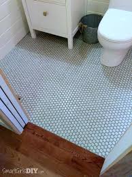 Guest Bathroom 7 Diy Hex Tile Floor Hexagon Tile Bathroom Floor Honeycomb Tile Floor Hex Tile Floor