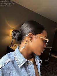 Suivez Icyflameinfluence Pour Plus Pins Girl Neck Tattoos Neck Tattoos Women Tattoos