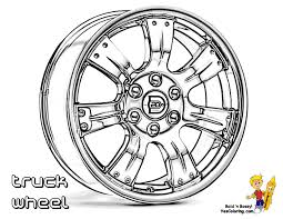 Vehicle coloring pages are a great way to teach kids about different modes of transportation. American Pickup Truck Coloring Sheet 33 Free Ford Chevy Rims