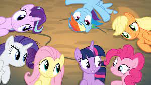 2029458 Alicorn Applejack Fluttershy Mane Six On Back Overhead View Pinkie Pie Pony Rainbow Dash Rainbow Dash Little Pony My Little Pony Friendship