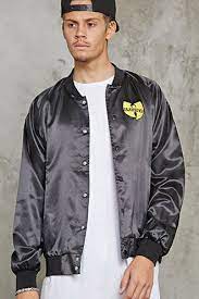 Wu Tang Graphic Satin Jacket Satin Jackets Varsity Jacket Bomber Jacket