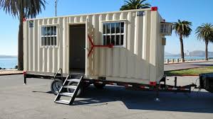 20ft Mobile Office Container With Trailer For Sale Near Me Conexwest In 2020 Trailers For Sale Mobile Office Shipping Container Homes