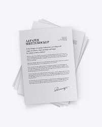 Download A4 Paper Sheets Psd Mockup Block Note Mockup Psd Free Download PSD Mockup Templates
