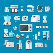 Home Appliances Vector Set Retro Appliances Appliances Design Home Appliances