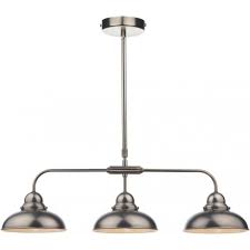 They are very popular in kitchens where you can have the appearance of having 3 hanging pendants without having to alter the house electrics. Retro Style Bar Pendant Kitchen Island Light With 3 Suspended Lights