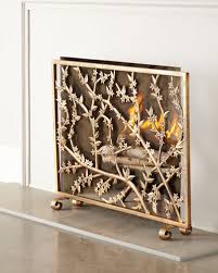 Gold Fireplace Screen Horchow Com