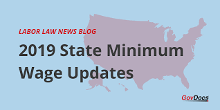 early 2019 state minimum wage updates govdocs