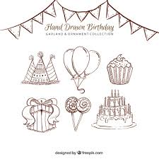 A quick and easy way to draw a birthday cake. Birthday Cake Sketch Images Free Vectors Stock Photos Psd