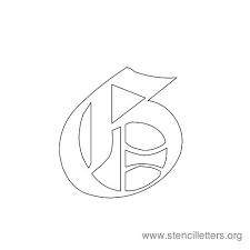 Old english gothic calligraphy capital letters. Gothic Stencil Letters Stencil Letters Org