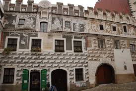 Prachatice A Small Walled Town In South Bohemia With Impressive Sgraffito Facades In Its Old Town Centre Republique Tcheque Prague Brno