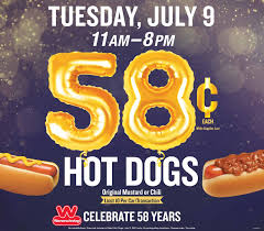 Featuring spicy flavors from south of the border, the new cabo dog features a hot dog topped with fresh tomatoes, chopped. July 9 Wienerschnitzel Celebrates 58 Years With 58 Cent Hot Dogs Eat With Hop
