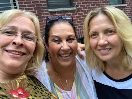 Here's what left of me and Debbie Debra Rector Lamberth we are ready to  party! This is my birthday card from Delores! She said when she saw it, all  she could think