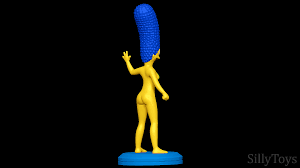 3D file Marge Simpson Naked - The Simpsons・3D printable model to  download・Cults