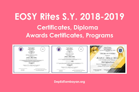 This is the reason an achievement that's signified employing a. Certificates Diploma Award Certificates And Programs For Eosy