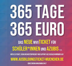 Tickets für uefa euro 2020 (2021) live in fußball arena münchen, münchen. 365 Euro Ticket Kreisjugendring Munchen Stadt