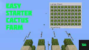 Two minecraft cactus farm choices for 1.16 (2020)avomance. Minecraft Easy Cactus Farm Tutorial 1 12 1 13 2 1 14 Snapshots Youtube