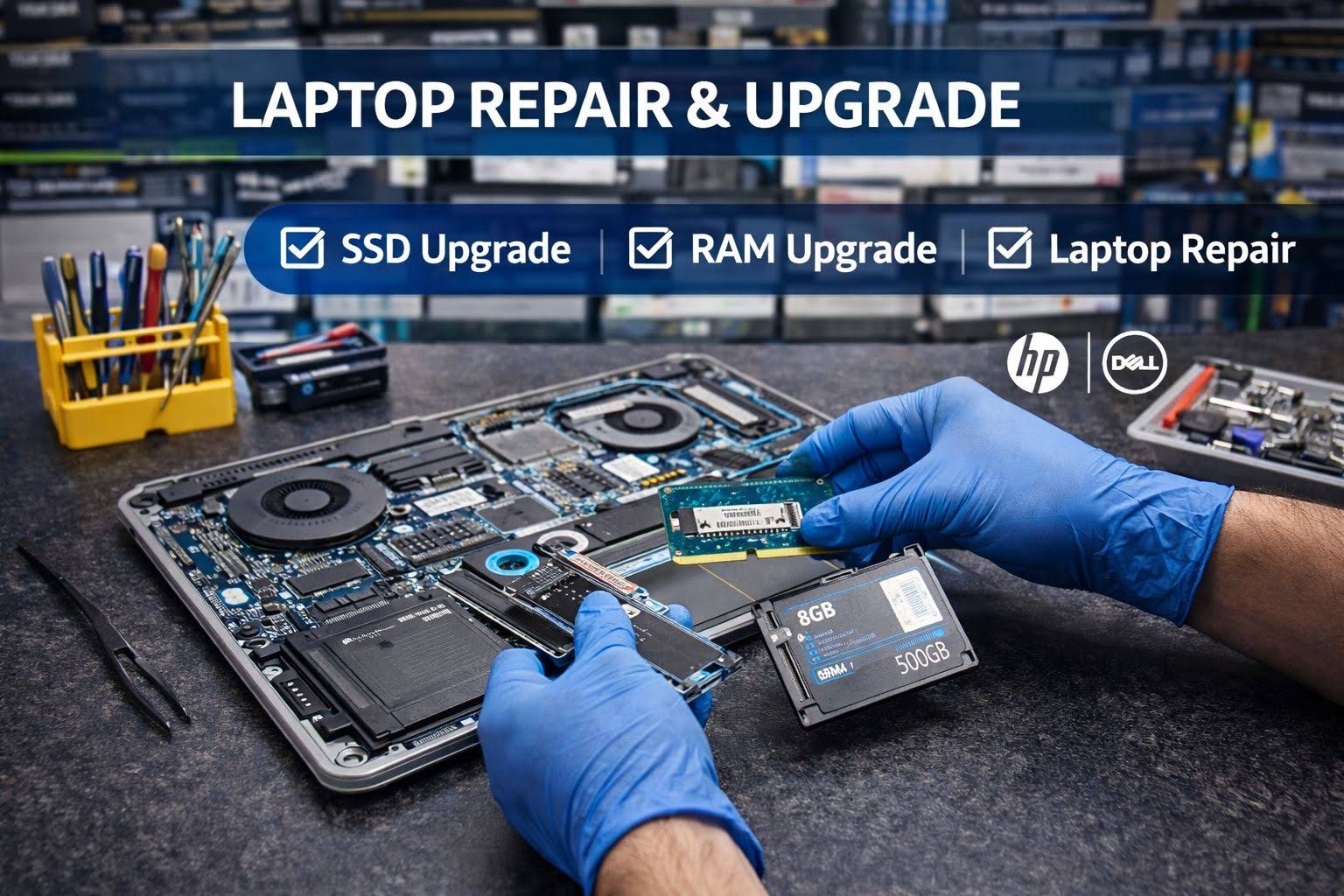 Laptop Repair & Upgrade Services - SSD & RAM product image