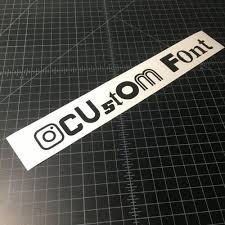 Decals are outdoor durable and can be used on cars, trucks, suvs, windows, motorcycles, boats, atvs, utvs, snowmobiles, helmets, walls , etc. Custom Instagram Sticker Your Text Here Stickerboost Com