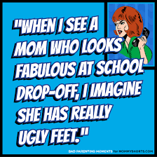 The arrival of a new baby is one of life's most joyful moments. Bad Parenting Advice School Drop Off Edition