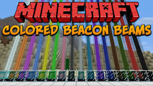 How does a beacon work in minecraft? Minecraft Colored Beacon Beams Green Ham Mod Youtube