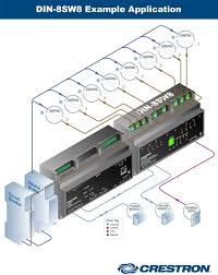 The schematic is nice and simple to visualise the principal of how a two way switch. Http Cdn Docs Av Iq Com Datasheet Din 8sw8 Datasheet Pdf