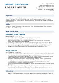 › best curriculum vitae samples pdf. School Principal Resume Samples Qwikresume