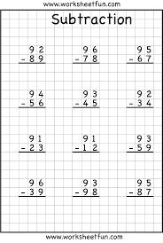 Navigate to any section of our site with subtraction worksheets. 2nd Grade Math Worksheets 3 Digit Addition With Regrouping
