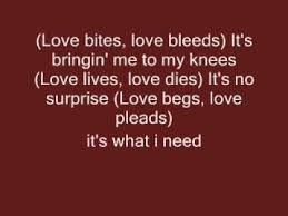 Love Bites Lyrics By Def Leppard Love Bites Lyrics Def Leppard Cool Lyrics