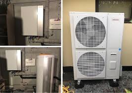 Comment chauffer sa piscine, ou son intérieur en 2020 ? Pompe A Chaleur Aerothermie Avec Production Eau Chaude Weishaupt Saint Fromond Manche 50 Sarl Mauviel Legrand