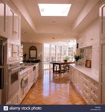 polished wooden parquet flooring in