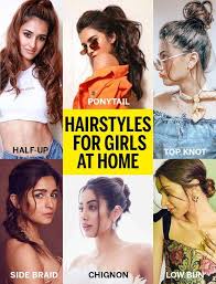 Tying your hair just a few inches lower gives a more sporty look. Easy Hairstyles For Girls At Home Femina In