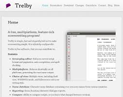 Add Another App To The Linux Screenwriting Software Pile Meet Trelby The Writer Undergroundthe Writer Underground