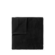 Black and white hand towels. Hand Towel Black Riva Blomus Onlineshop