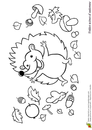 Page 5 Sur 12 Sur Hugolescargot Com Coloriage Automne Bricolage Automne Maternelle Coloriage Herisson