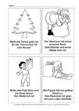 Lese Mal Aufgaben Advent Klasse 1 Pdf Deutsch Lesen Lesen Erste Klasse