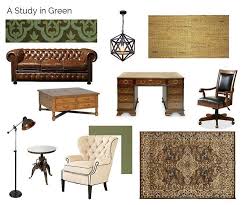 Room In A Box A Study In Green Interior Design Interior Room Box