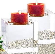 .stand candle dishes candle sconces candlesticks centerpiece stand centerpiece vase crystal ornaments flowers & plants garden decor glass terrariums guest book/card box hanging decor hanging glass planter lanterns & hurricane other supplies pillar candle holders propagation. Amazon Com Le Sens Amazing Home Huge Crystal Pillar Candle Holders 4 4 4 Set Of 2 Decorative Home Decor Pillar Candles Candle Holders Pillar Candle Holders