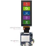 3.99 inch 400x960 Bar Type HMI Display Intelligent Smart UART TFT LCD
