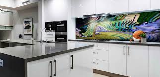 Choose a simple white tile to add texture to a minimal kitchen or opt for something a little more colourful to create a feature splashback. We Ll Help You Choose The Right Splashback Colours For Your Kitchen To Compliment Your Benchtops And Existing Style