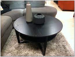It also has a ribbed shelf that is ideal for storing or displaying small objects. Round Black Coffee Table Ikea Design Innovation