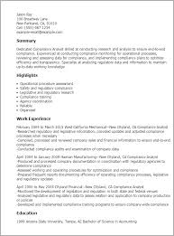 Is Your Resume As Powerful As It Should Be Use This Compliance Analyst Resume Template To Highlight Your Key Skills Sample Resume Resume No Experience Analyst