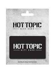 Find deals on products in gift cards on amazon. Hot Topic Gift Card