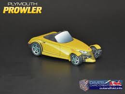 Custom commissions, build support, free models, custom paper model tees. Plymouth Prowler Paper Model By Dave Winfield Dave S Card Creations C Www Cutandfold Info Artofit