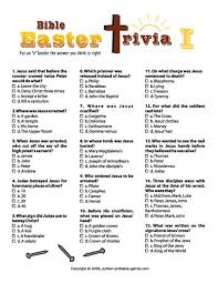 You can also print the answer keys separately. Easter Bible Trivia Printable 35 Images Easter Quiz On Resurrection Of Jesus A Holy Week Quiz Easter Sunday School Sunday School Easter Bible Trivia Printable Easter Printable Trivia